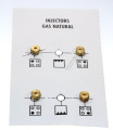 Arcelik Nozzles Set-natural Gas Gas - G20-10 Injector Gr ( Ng ) - 4431900070